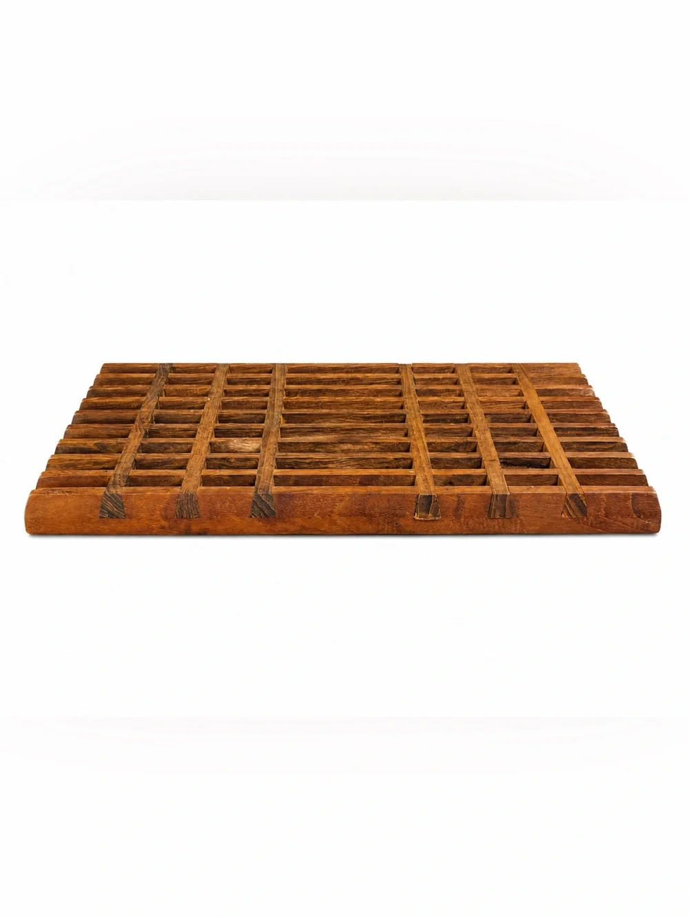 Vintage Dansk IHQ Teak Wood Trivet Danish Modern Jens Quistgaard Design MCM